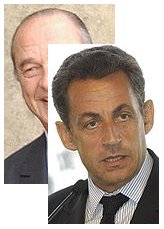 Chirac and Sarkozy