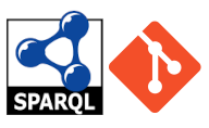 SPARQL and Git logos